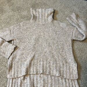 Cozy Heathered Turtleneck Sweater